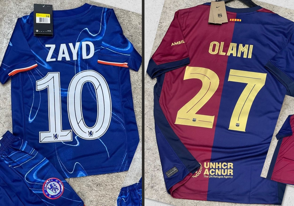 Custom Customized Club Jersey print and design  in lagos, Nigeria